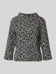 Sweatshirt mit Stehkragen und 3/4-Arm von More & More - 39