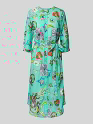 Midikleid mit Taillenband von Milano Italy - 10