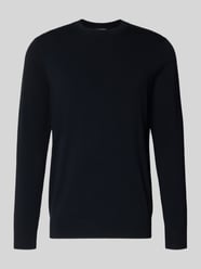 Regular fit gebreide pullover met zijdege van Profuomo - 39