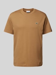 T-Shirt mit Label-Badge von Lacoste Beige - 41