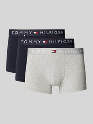 Bokserki z elastycznym paskiem z logo w zestawie 3 szt. od Tommy Hilfiger - 14