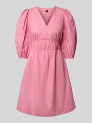 Knielanges Kleid mit Puffärmeln von BOSS Orange - 21