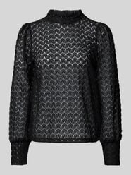 Regular fit kanten blouse met ballonmouwen, model 'BECCA' van Vero Moda - 24