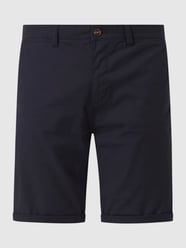 Relaxed Slim Fit Chino-Shorts mit Stretch-Anteil von Esprit Blau - 1