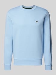 Sweatshirt mit Logo-Detail von Lacoste Blau - 34