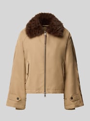 Jacke mit Zweiwege-Reißverschluss und Ärmelriegeln von Beaumont Amsterdam Beige - 21