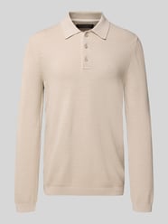 Regular fit gebreid shirt van puur katoen van Marc O'Polo - 31