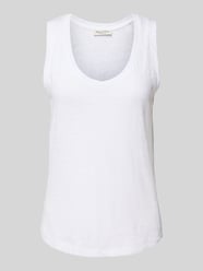 Top o kroju regular fit z mieszanki bawełny i dżerseju slub od Marc O'Polo - 47