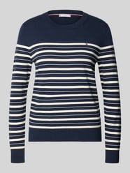 Regular Fit sweter z dzianiny z mieszanki bawełny od Tommy Hilfiger - 4