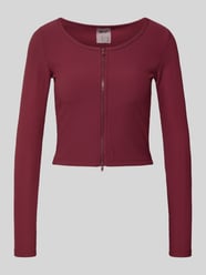 Slim fit jack met tweewegsritssluiting, model 'Performance' van AIMN - 12