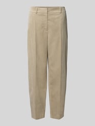 Wide fit corduroy broek met persplooien van Jake*s Collection - 43