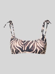 Góra bikini w efekcie (góra): wzór w zebrę model 'FANCY' od HUGO - 14