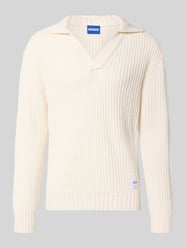 Oversized Strickpullover aus Baumwoll-Mix von Hugo Blue - 25