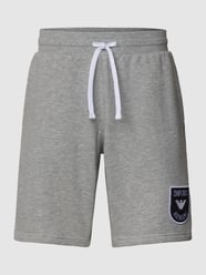 Sweatshorts mit Label-Patch von Emporio Armani Grau - 15