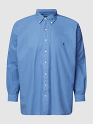 Koszula casualowa PLUS SIZE z kołnierzykiem typu button down od Polo Ralph Lauren Big & Tall Niebieski - 34