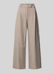 Regular Fit Weite Hose mit Schiebehakenverschluss Modell 'LINDA' von ONLY Beige - 26