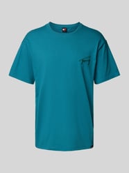 T-Shirt mit Label-Stitching von Tommy Jeans Blau - 46