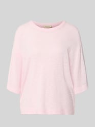 pullover in relaxed fit van viscosemix model 'Vicki' van FREE/QUENT Fuchsia - 4