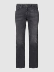 Jeansy o kroju slim fit z efektem znoszenia model ‘Sjöbo’ od Marc O'Polo Szary - 14