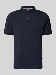 Poloshirt mit Label-Print von HECHTER PARIS Blau - 24