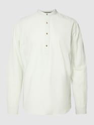 Slim Fit Freizeithemd mit Stehkragen Modell 'SUMMER' von Jack & Jones Premium Grün - 42