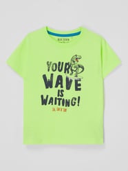 T-shirt z nadrukiem od Blue Seven Zielony - 44