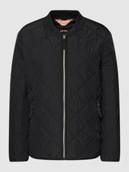Steppjacke mit seitlichen Eingrifftaschen von Christian Berg Woman Selection Schwarz - 38