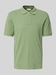 Regular Fit Poloshirt mit Label-Stitching von Gant - 39