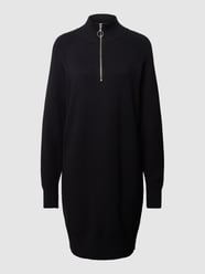 Strickkleid aus Viskose-Mix mit Stehkragen von Vero Moda Schwarz - 16