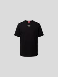 T-Shirt aus reiner Baumwolle von Diesel Schwarz - 44