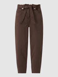 Slim Tapered Fit High Waist Jeans mit Stretch-Anteil Modell 'Malma' von Selected Femme Braun - 35