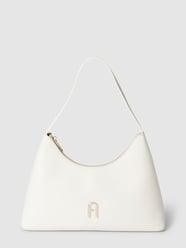 Hobotas met labelapplicatie, model 'DIAMANTE' van Furla Wit - 30