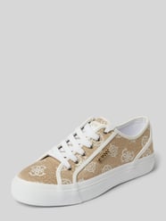 Sneaker mit Label-Details Modell 'JELEXA7' von Guess Beige - 18