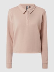 Sweatshirt mit Umlegekragen Modell 'Hosanna' von Pieces Rosa - 23