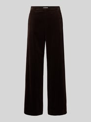 Spodnie sztruksowe o kroju straight fit z czystej bawełny od Marc O'Polo - 37