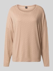 Relaxed fit pyjamabovendeel van lyocellmix van BOSS Beige - 3