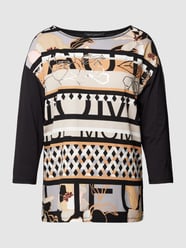 T-Shirt aus Viskose-Mix mit 3/4-Arm von Betty Barclay Schwarz - 17