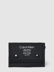 Portemonnaie mit Label-Print Modell 'SPORT' von Calvin Klein Jeans Schwarz - 41