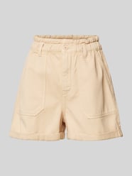 Shorts mit seitlichen Eingrifftaschen von Tom Tailor Denim Beige - 28