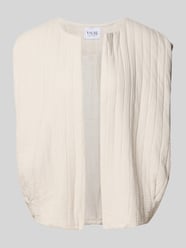 Weste mit Strukturmuster Modell 'ALEXIS' von VILLA SOPHIE Beige - 9