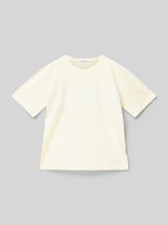 T-Shirt mit Label-Print von Calvin Klein Jeans Beige - 2