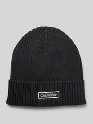 Gebreide muts met kasjmier en labelpatch van CK Calvin Klein - 11