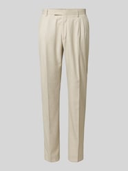 Hose mit Bügelfalten und Gesäßtaschen von MCNEAL Beige - 19