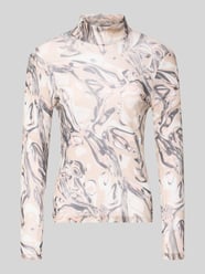 Slim Fit shirt met lange mouwen in semitransparant design van Marc Cain - 10