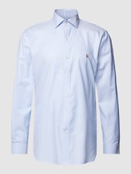 Slim Fit Business-Hemd mit Streifenmuster von Polo Ralph Lauren Blau - 44