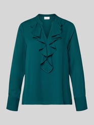 Regular fit blouse met volants, model 'PROTECT' van comma - 43