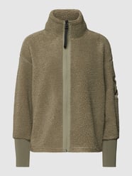 Jacke aus Teddyfleece mit Label-Details Modell 'ALEXA' von Didriksons Grün - 37