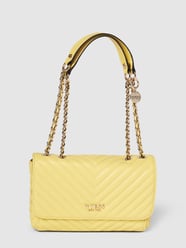 Handtas in leerlook van Guess Geel - 6