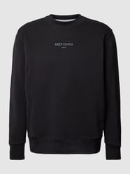 Sweatshirt mit gerippten Abschlüssen von CARLO COLUCCI Schwarz - 33