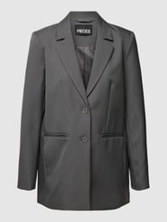 Blazer mit Reverskragen Modell 'NEVA' von Pieces Grau - 11